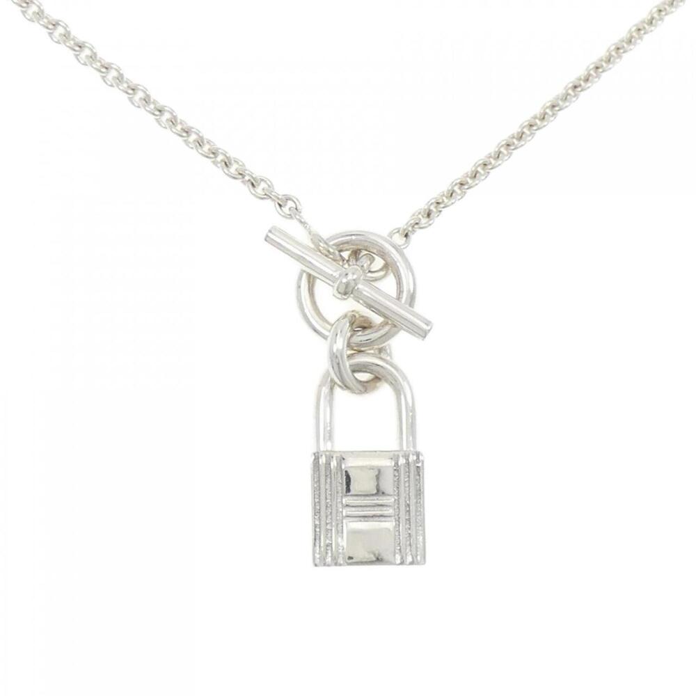 HERMES Silver Necklace